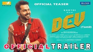 Dev [Tamil] - Official Trailer | Karthi | Rakul Preet Singh | Harrish Jayaraj