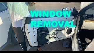 How to remove and stop car windows from squeaking! VW Golf Cabriolet convertible  2012+