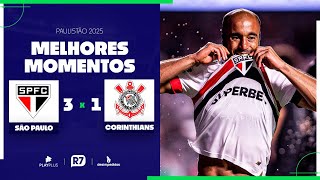 SÃO PAULO 3X1 CORINTHIANS | GOLS E MELHORES MOMENTOS| PAULISTÃO 2025