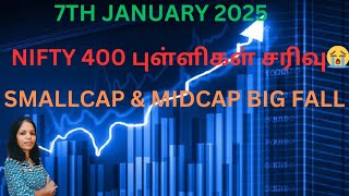 07/01/2025 - மிகப்பெரிய சரிவை சந்தித்த பங்குச்சந்தை| நாளை எப்படி இருக்க வாய்ப்பு?