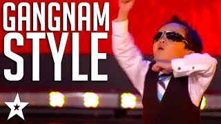 4 Year Old Kid Tristan Dances Gangnam Style on Belgium's Got Talent | Got Talent Global