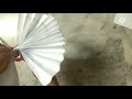 Making a hand fan |Amyra arts & crafts|