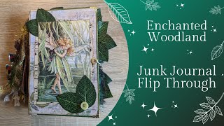 ✨ Enchanted Woodland Junk Journal Flip Through ✨ Fairy Junk Journal | Nature Junk Journal Ideas SOLD