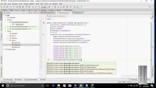 implement simple listview and spinner