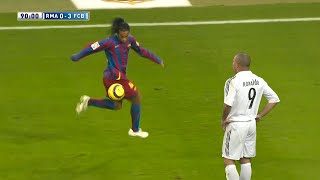 The Day Ronaldinho Showed Ronaldo Who Is The Boss & Destroyed Real Madrid