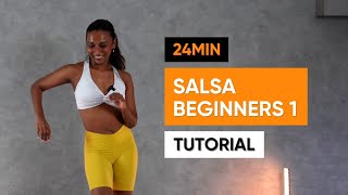 START HERE - 24min Salsa Beginners 1 (Full Tutorial)