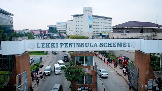 DRONE VIEW OF LAGOS ISLAND, LEKKI (4K DRONE VIDEO)