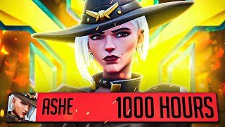This is what 1000 HOURS of ASHE looks like in Overwatch 2!