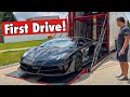 Taking Delivery of my $500K Lamborghini Aventador! *First Drive Back Home*