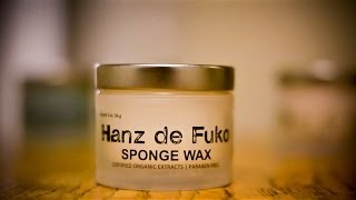 Hanz de Fuko Sponge Wax (product review) - Men's Hairstyle/Hair tutorial