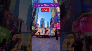 USA  NYC  | Happy new year 2024|#shorts #short #shortfeed #usa  #newyear2024  #nyc