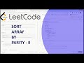 Leetcode 922.Sort Array By Parity-II