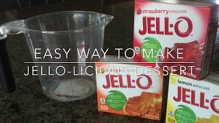 3 minute Tutorial: 3 Layer Jello