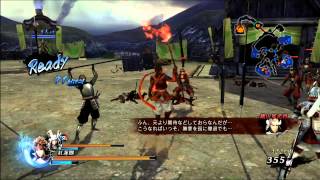 Sengoku BASARA 4 - Nagamasa gameplay 2