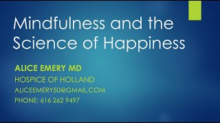 20240912 Fellowship Mindfulness and the Science of Happiness