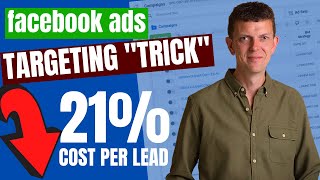 Cost-Per-Lead DOWN 21% - Facebook Ads Audience Targeting Trick