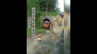 view of Kottayam second twin railway Tunnel present condition # Indian railway #kerala