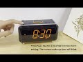 itoma alarm set and time set 208