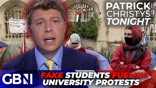 Patrick Christys EXPOSES 'card carrying communists' posing as students at university Gaza protests