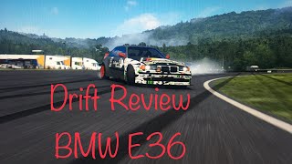 Drift car review MK6Perigo’s BMW E36 M3 —Logitech g920 with NRG wheel--