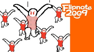 TOO MANY KICKMANS!!!!!!!!!! - Flipnote Hatena