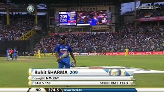 India vs Australia Epic Thriller Match | Rohit Sharma 209 vs Australia at Bangalore