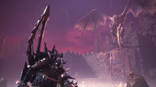 【MHW:IB】 モンハンワールドアイスボーン　ミラボレアス初見ソロ　とりあえずムービーまで見たい……