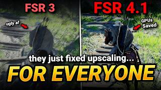 Wait, AMD just Fixed Upscaling for EVERYONE.