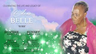 Celebrating the Life and Legacy of Odene Belle - 'Susie'