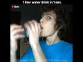 a man drink 1 liter water in 1 second by tsf india