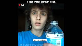 A man drink 1 liter water in 1 second | by TSF | #india