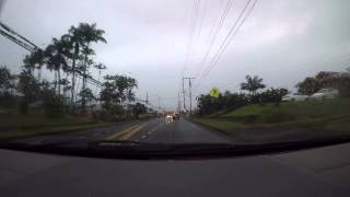 Hilo Hawaii Streets Drive Through