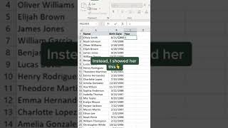 Quickly Extract Year from a Date in Excel @BrainUpp
