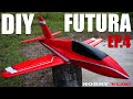 Diy Rc Plane ขั้นตอนการสร้างเครื่องบินบังคับวิทยุ Futura Rc Plane เครื่องบินไฟฟ้า Ducted fan 90mm