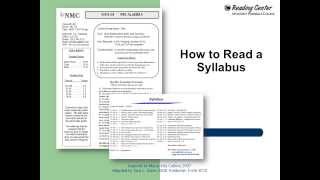 How to Read a Syllabus