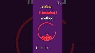 8. includes method in Javascript |String methods in javascript|#javascript tutorial in 1 minutes