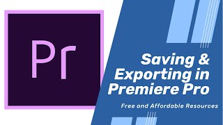🎬 Tutorial: How to Save and Export Video Projects in Premiere Pro