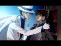 Kaishin/Shinkai - Kaito KID kissing Kudo Shinichi 【腐向け | 快新/新快】名探偵危うし