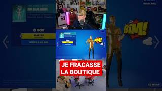 JE FRACASSE LA BOUTIQUE FORTNITE #shorts