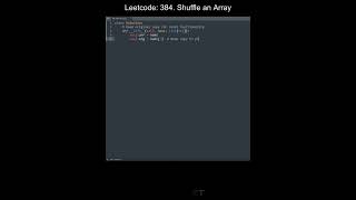Leetcode 384. Shuffle an Array in Python | Python Leetcode | Python Coding Tutorial | Python ASMR