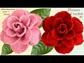 How to Making Woolen Flower Roses 3D 