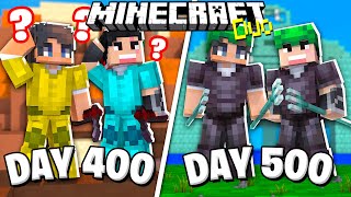 We Survived 500 Days in Minecraft on an Island - Duo Survival and Here's What Happened..