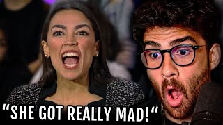 AOC goes MASK OFF at Live Event | Hasanabi reacts