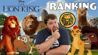 Ranking All of the Lion King