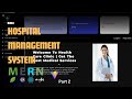Build a MERN Stack Hospital Management System in React, MongoDB, Express and NodeJs_Part2(Backend)