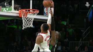 Russell Westbrook Putback Dunk On Jaylen Brown [2.29.20] | Houston Rockets