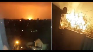Ukrain #Exclusive black night this morning with bombing by Russia