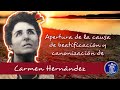 Apertura de la causa de beatificación y canonización de Carmen Hernández