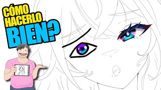 Tutorial COMO PINTAR OJOS anime CHINGONES【IBIS PAINT X】