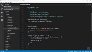 Ionic tutorials 2 30 Loading Component